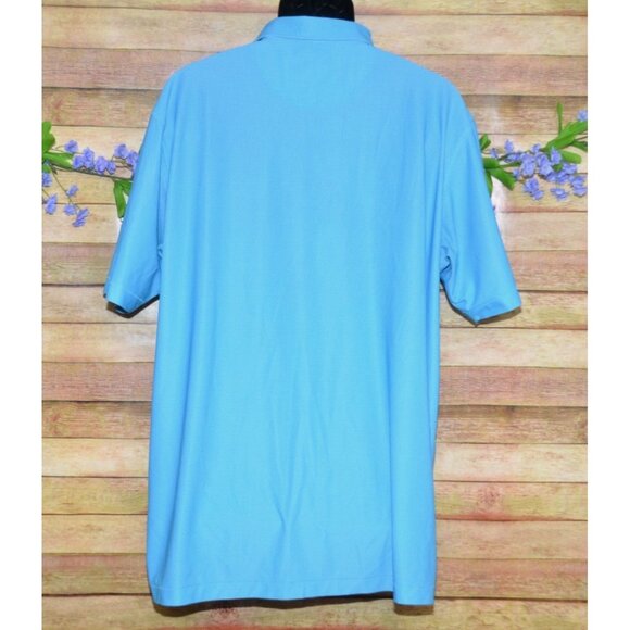 Peter Millar Summer Comfort Men's Blue Polo Shirt Size XL Golfing Casual - Picture 4 of 7